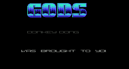 Donkey donggods Title Screen